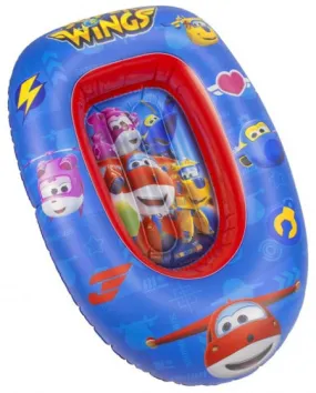 opblaasboot Super Wings jongens 90 cm PVC blauw