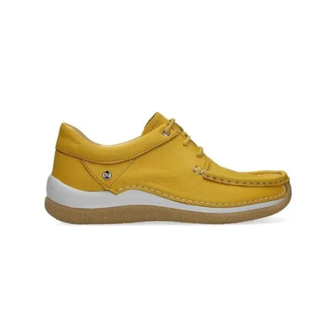 Wolky 0452520 Veterschoenen Geel